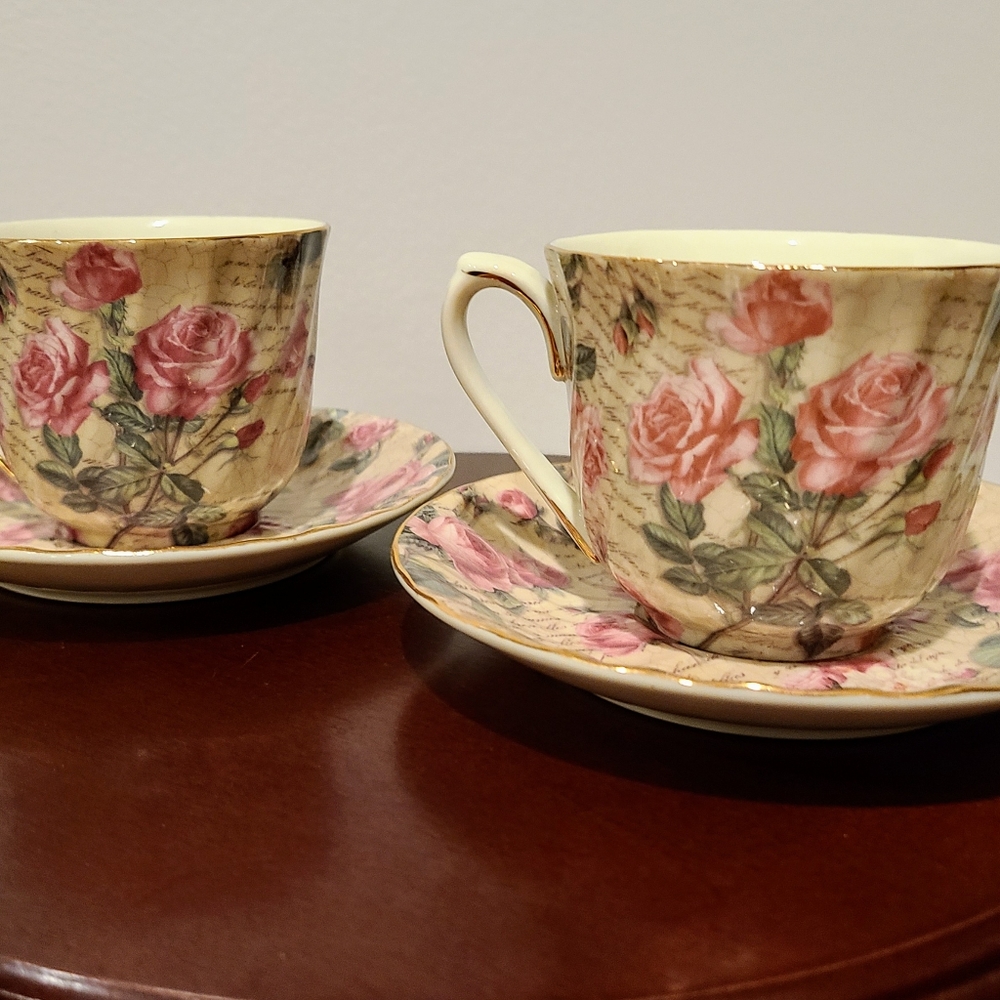 Tea cup and saucer $46 for both sets